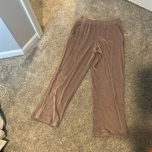Skims velour track pants